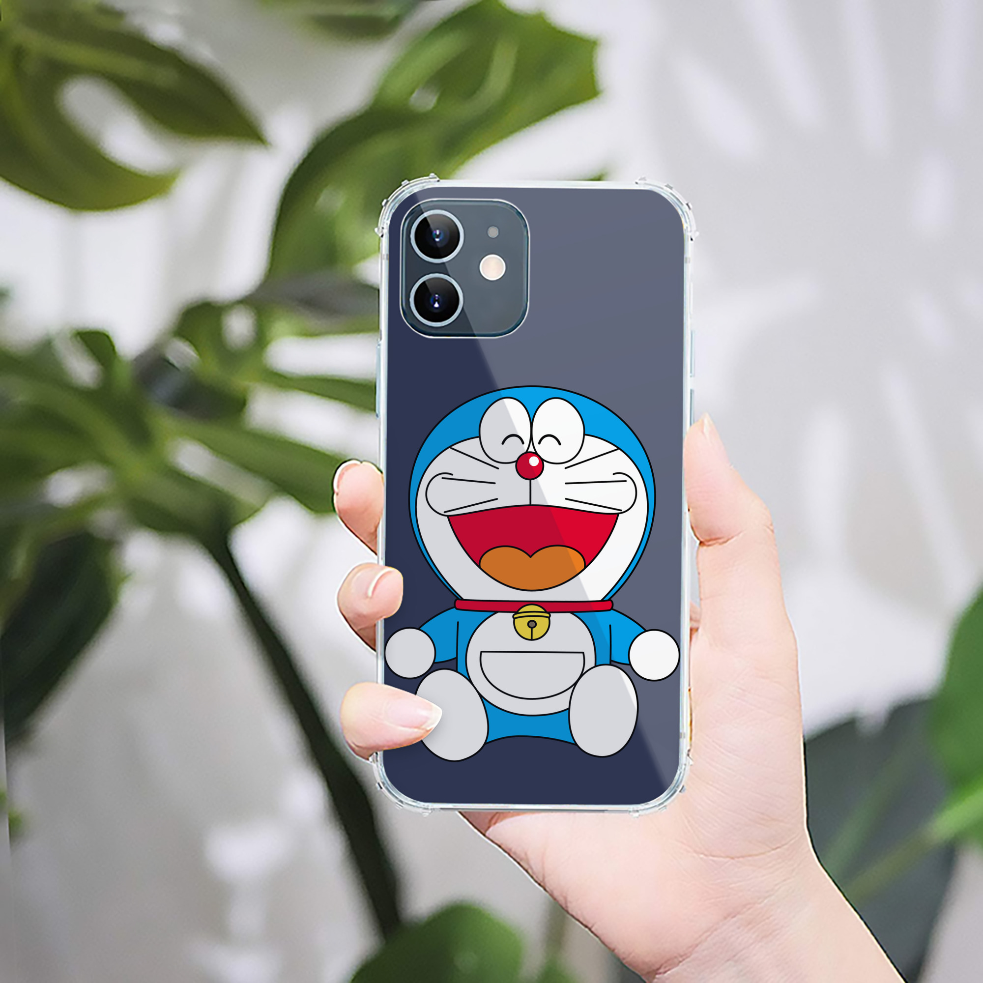 （画像用） ドラえもん Doraemon 【iPhone 12シリーズ対応】透明スマホケース（クリアソフトケース）